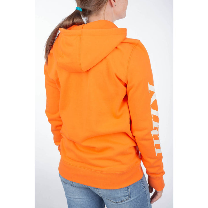 Klim Women's Mariposa Long Pullover Hoodie - Golden Poppy - Papyrus