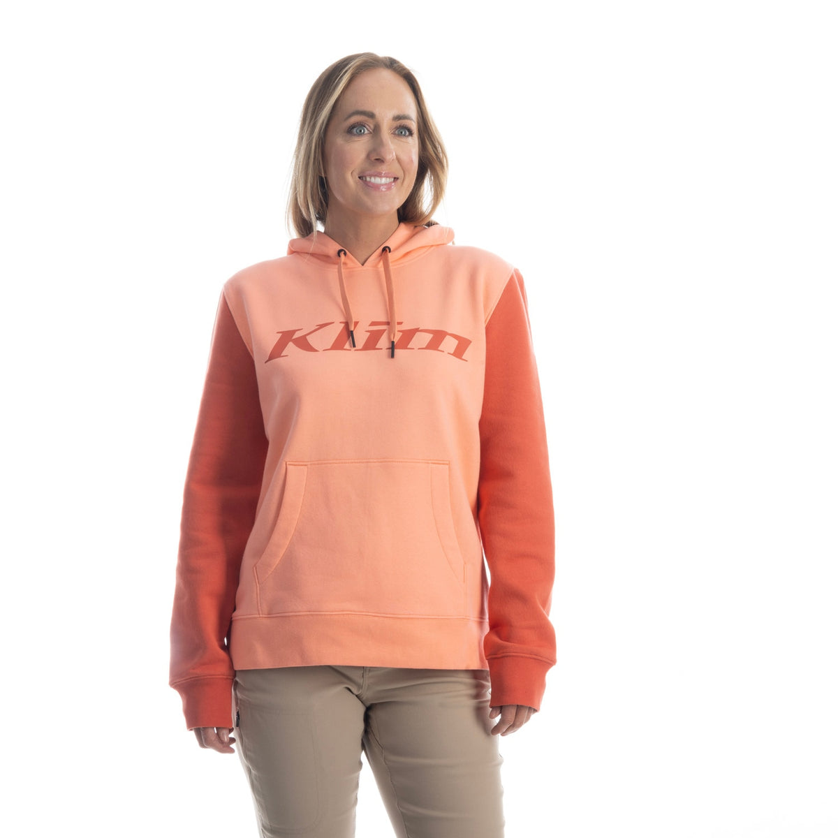 Klim Women's Pullover Hoodie - Desert Flower - Chili