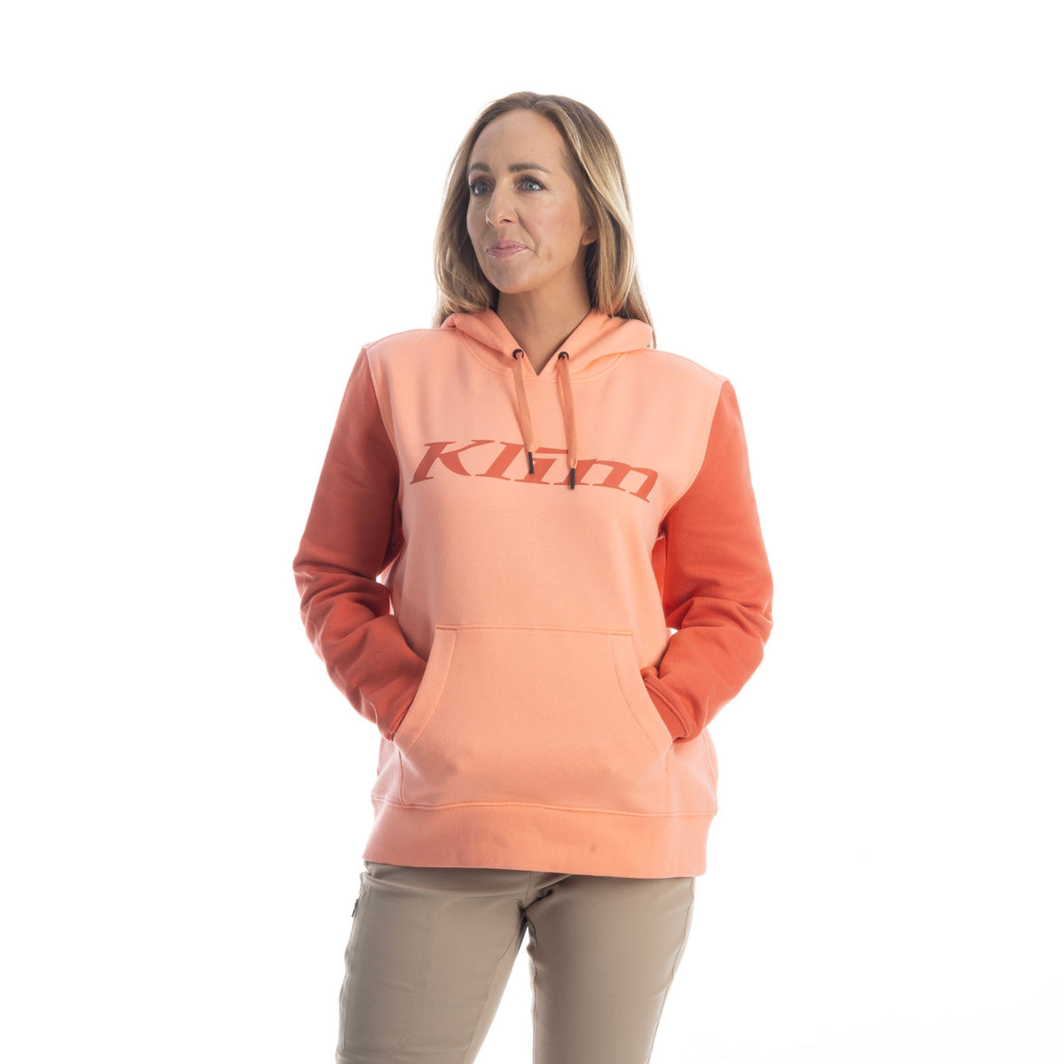 Klim Women's Pullover Hoodie - Desert Flower - Chili