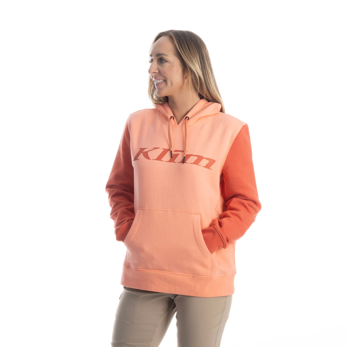 Klim Women's Pullover Hoodie - Desert Flower - Chili