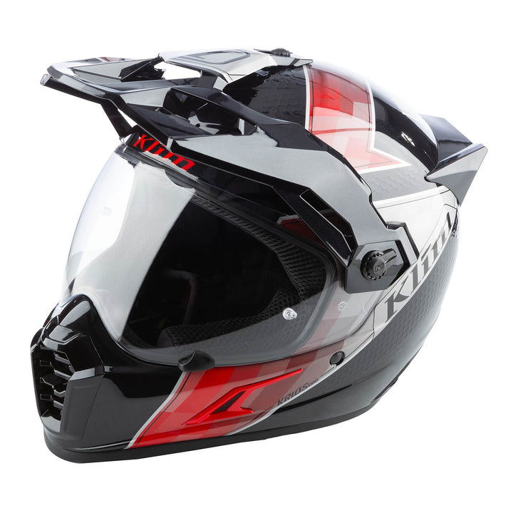Klim Krios Pro Helmet ECE/DOT - Spectrum Black - Fiery Red