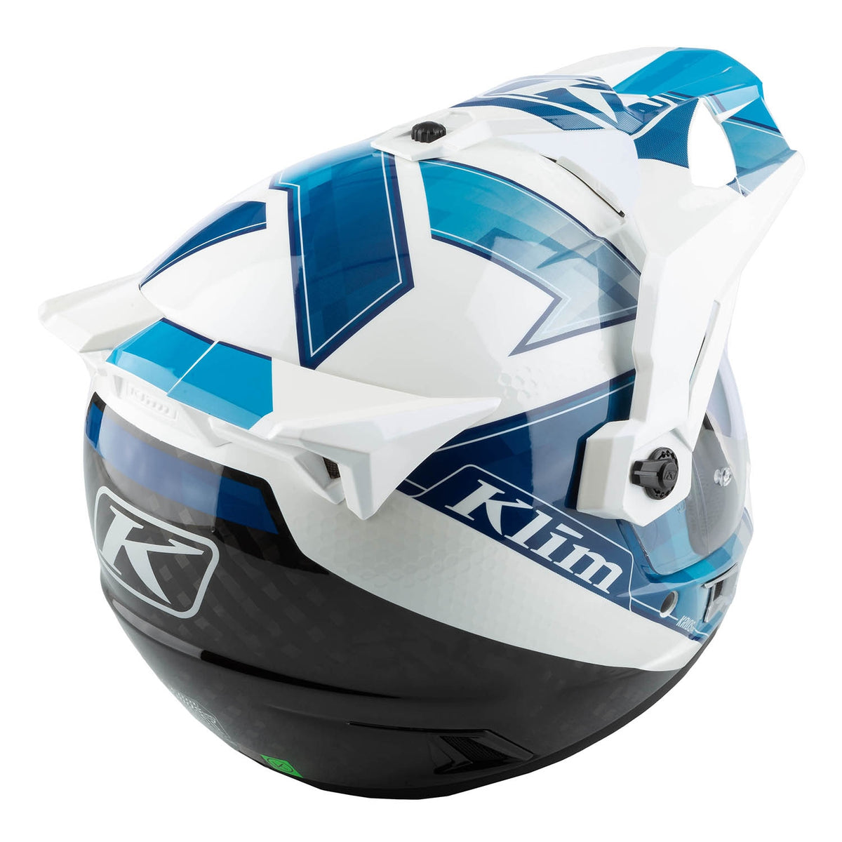 Klim Krios Pro Helmet ECE/DOT - Spectrum White - Blue