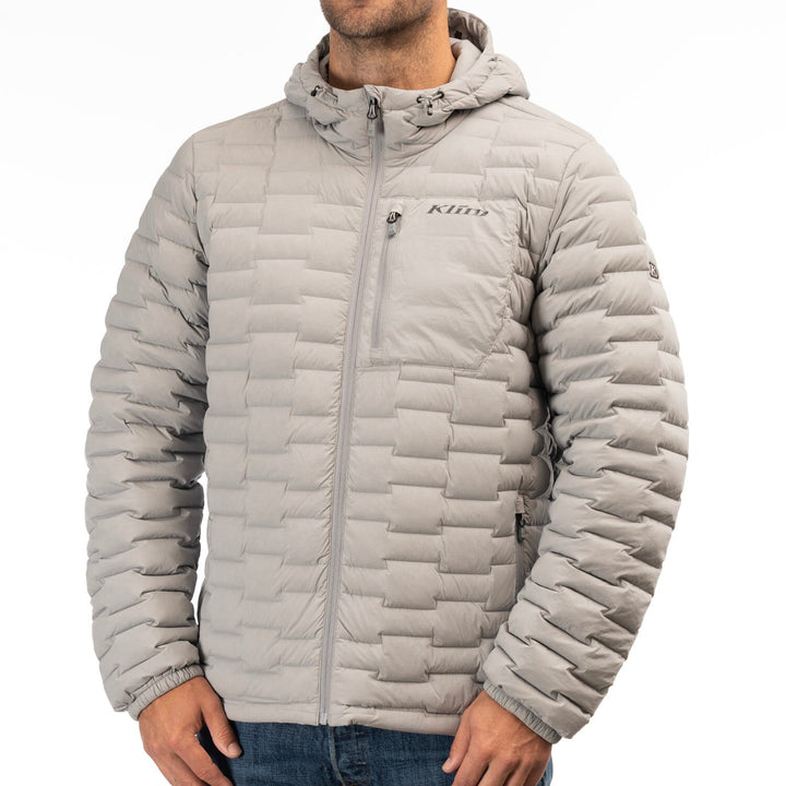 Klim Boulder Stretch Down Hooded Jacket - Monument