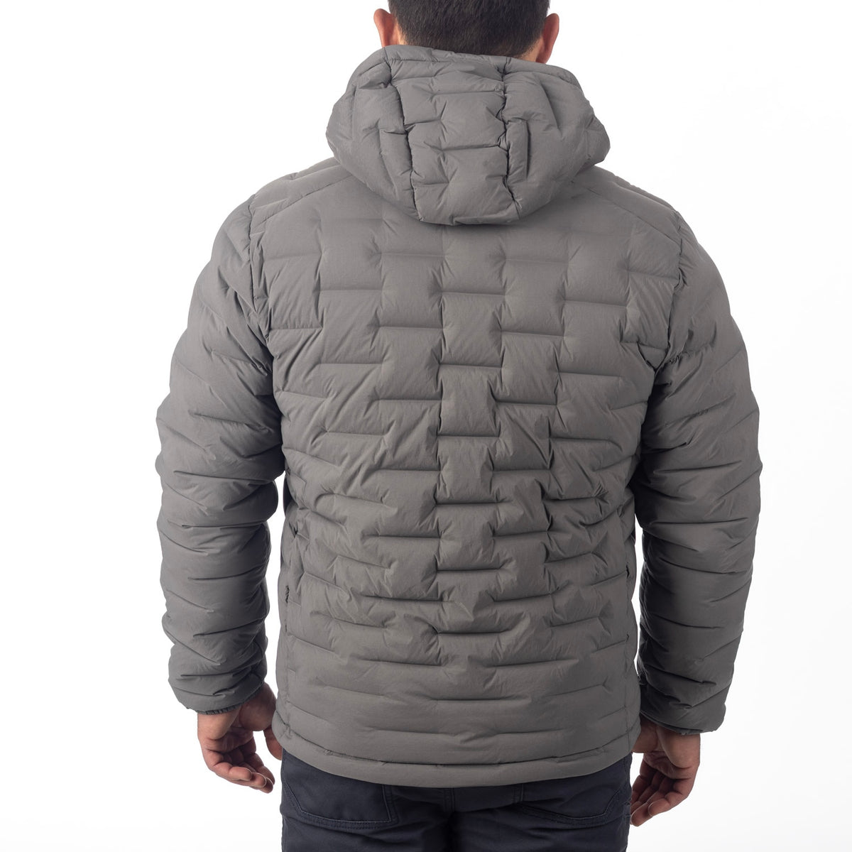 Klim Boulder Stretch Down Hooded Jacket - Castlerock