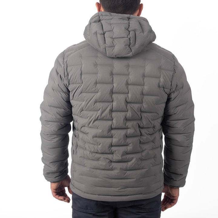 Klim Boulder Stretch Down Hooded Jacket - Castlerock