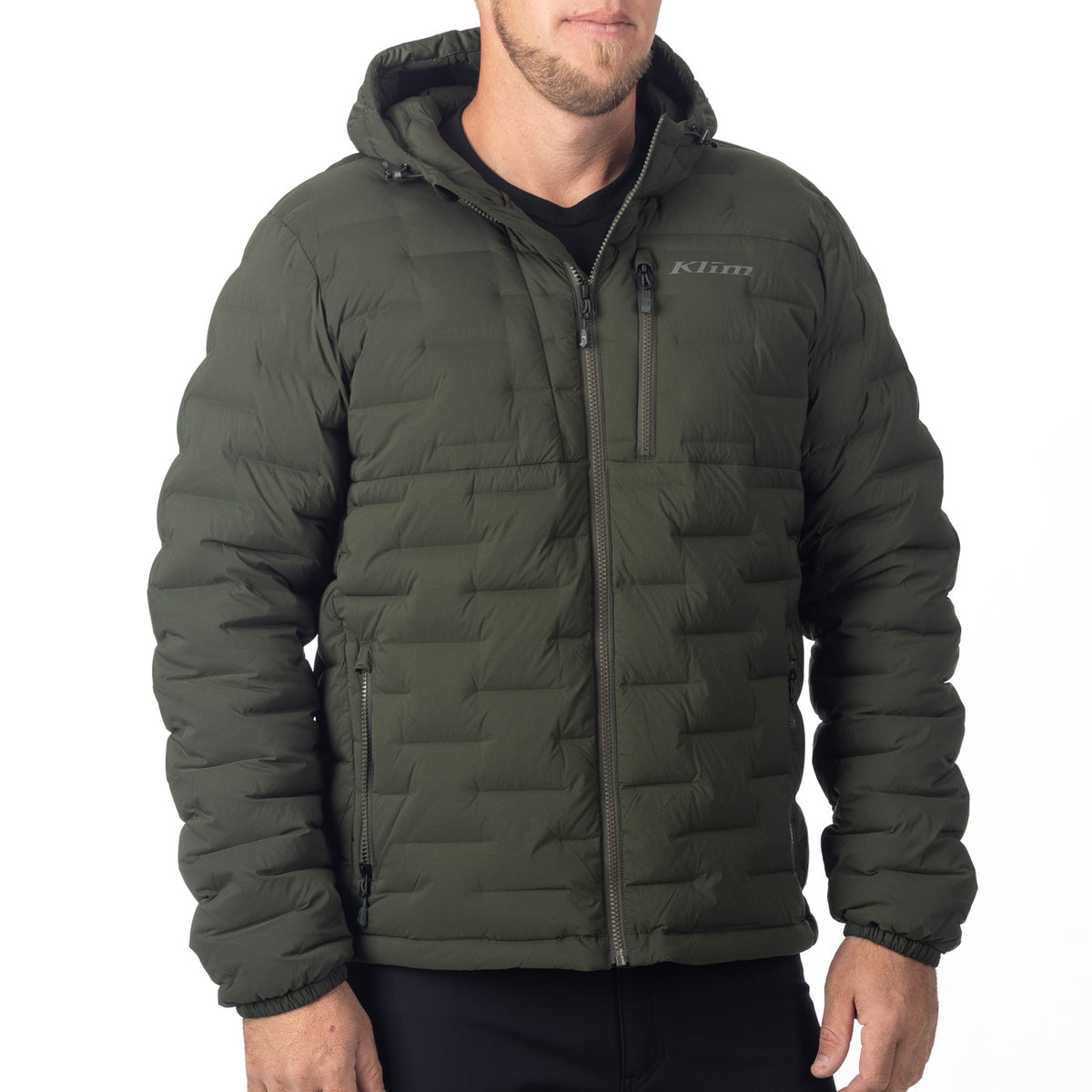 Klim Boulder Stretch Down Hooded Jacket - Duffel Bag