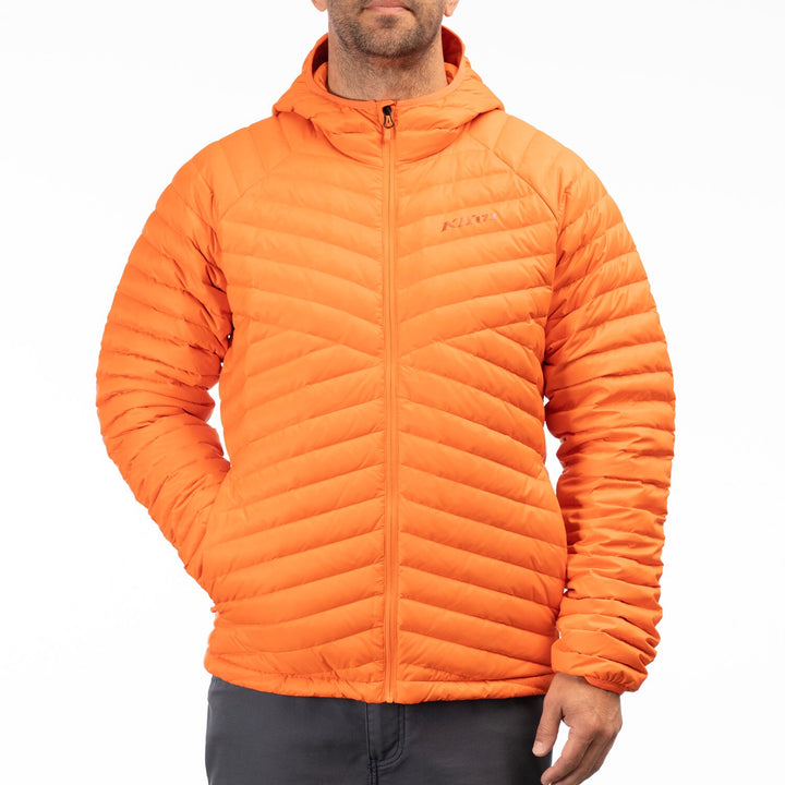 Klim Arete Hooded Jacket - Red Orange