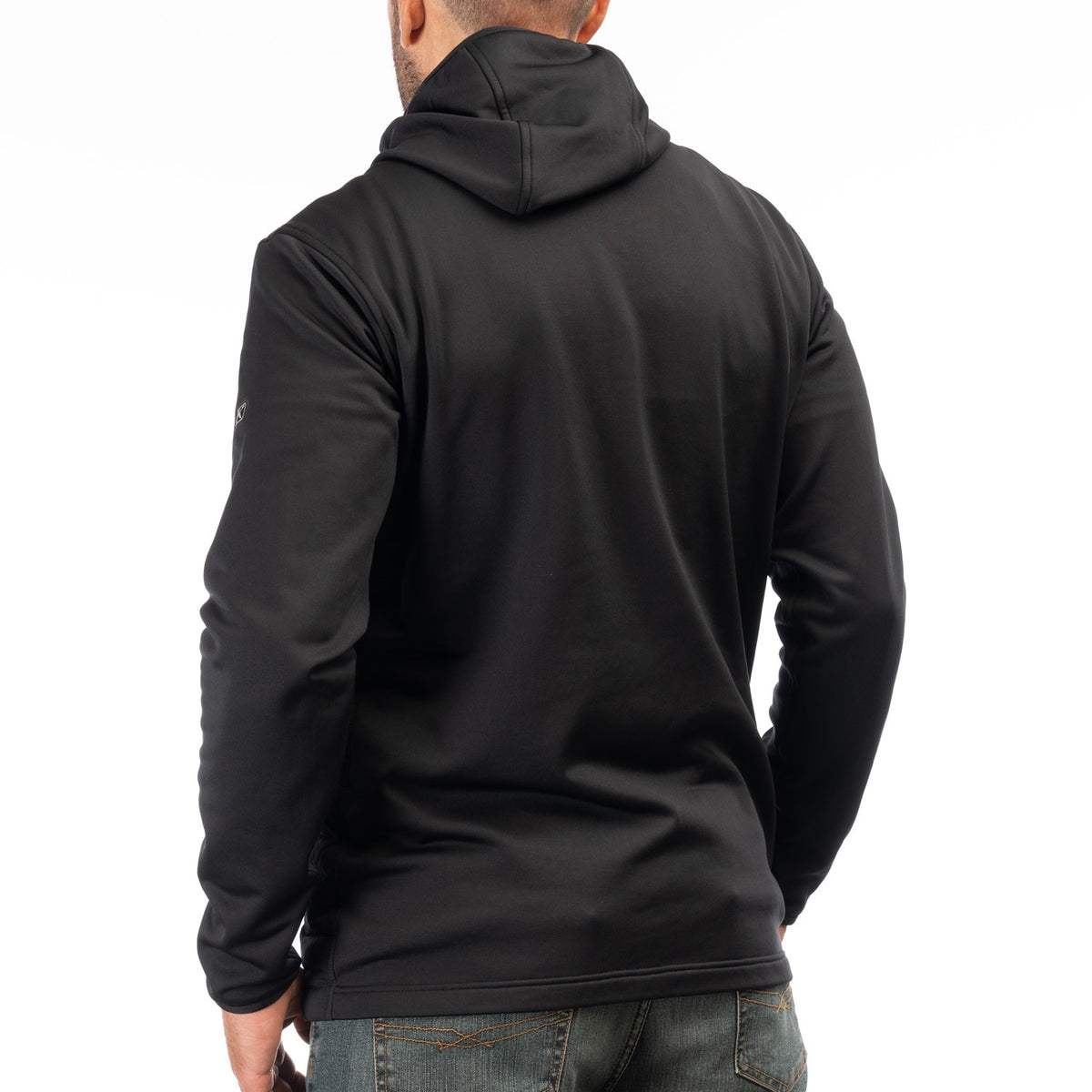 Klim Boulder Stretch Down Hybrid Hoodie - Black