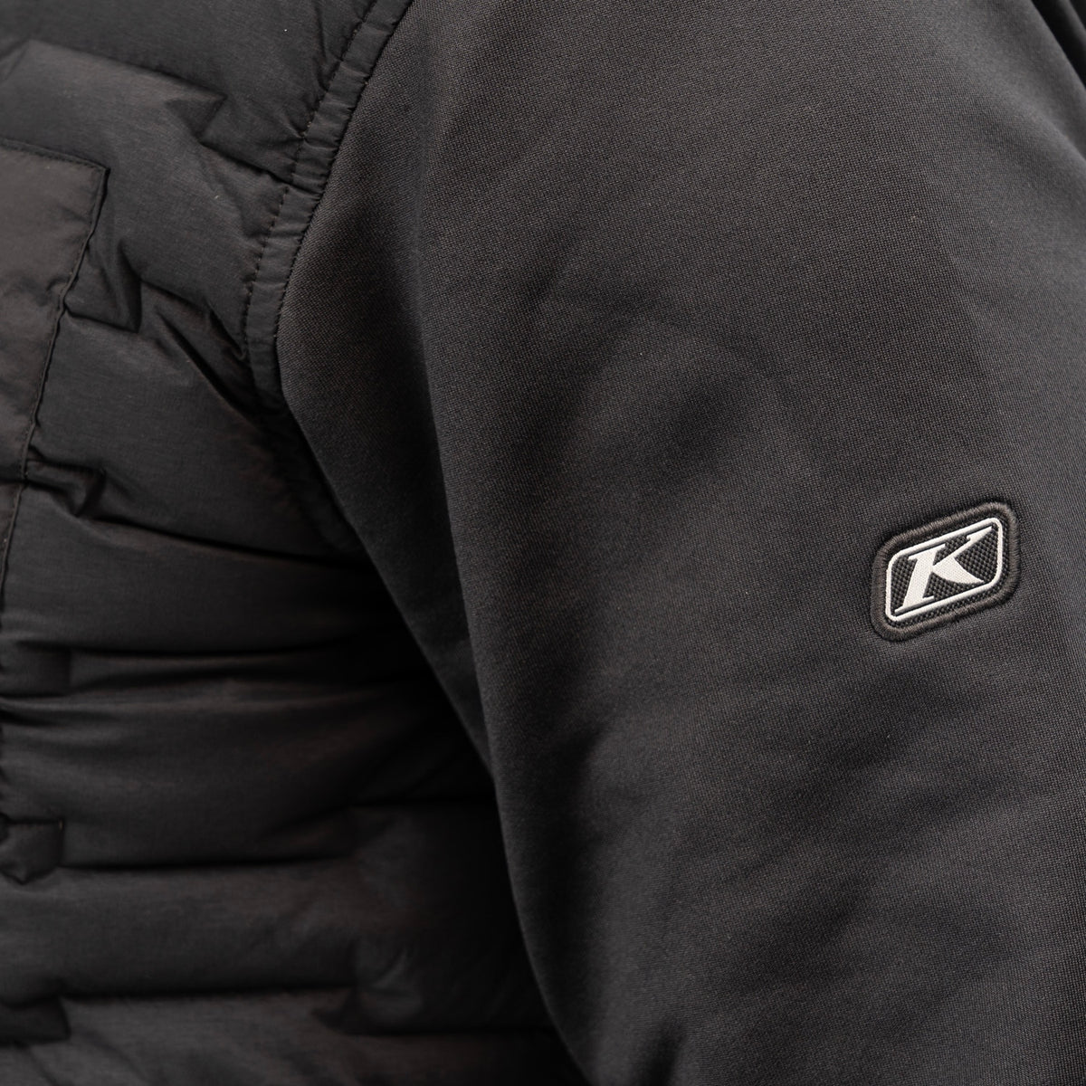 Klim Boulder Stretch Down Hybrid Hoodie - Black