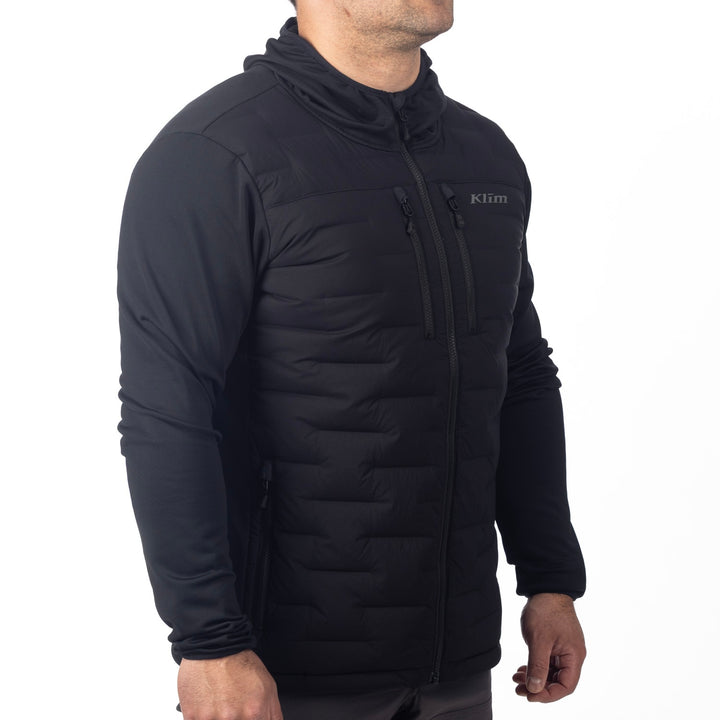 Klim Boulder Stretch Down Hybrid Hoodie - Black