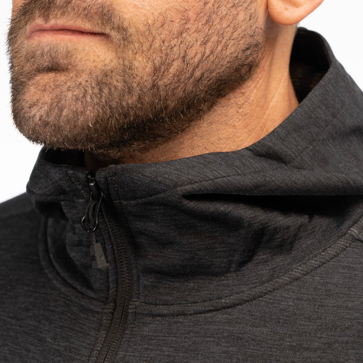 Klim Echo Wool Fleece Hoodie - Black