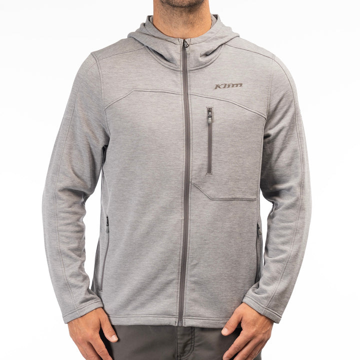 Klim Echo Wool Fleece Hoodie - Castlerock Heather