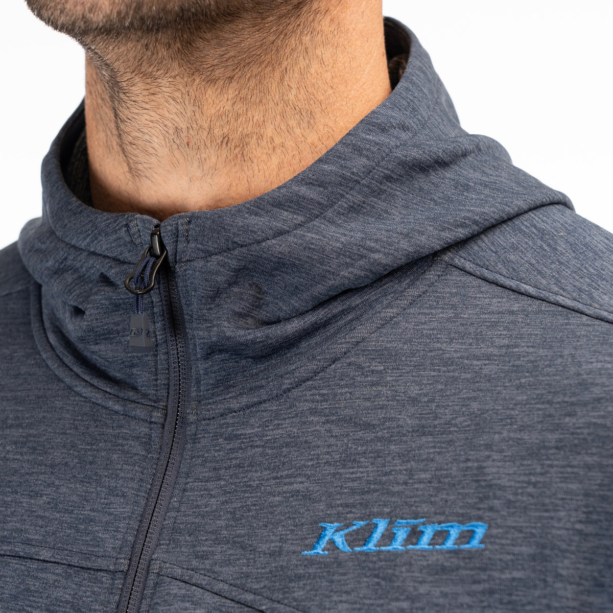 Klim Echo Wool Fleece Hoodie - Dress Blues