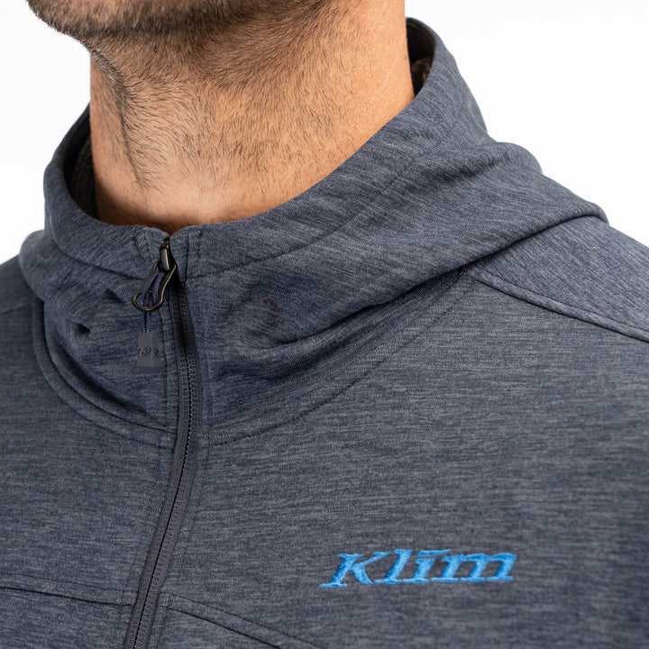 Klim Echo Wool Fleece Hoodie - Dress Blues
