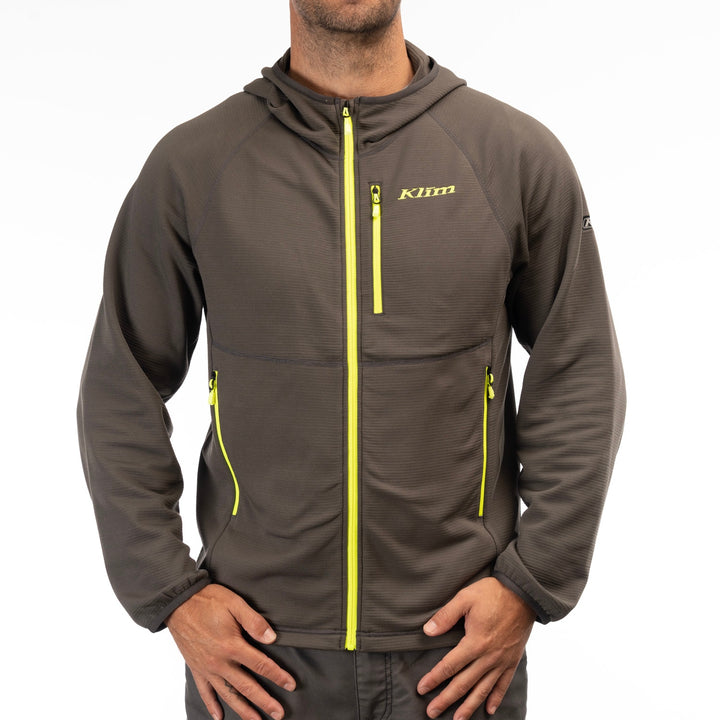Klim Highline Hoodie - Asphalt - Hi-Vis
