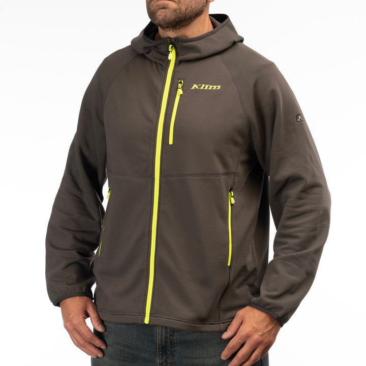 Klim Highline Hoodie - Asphalt - Hi-Vis
