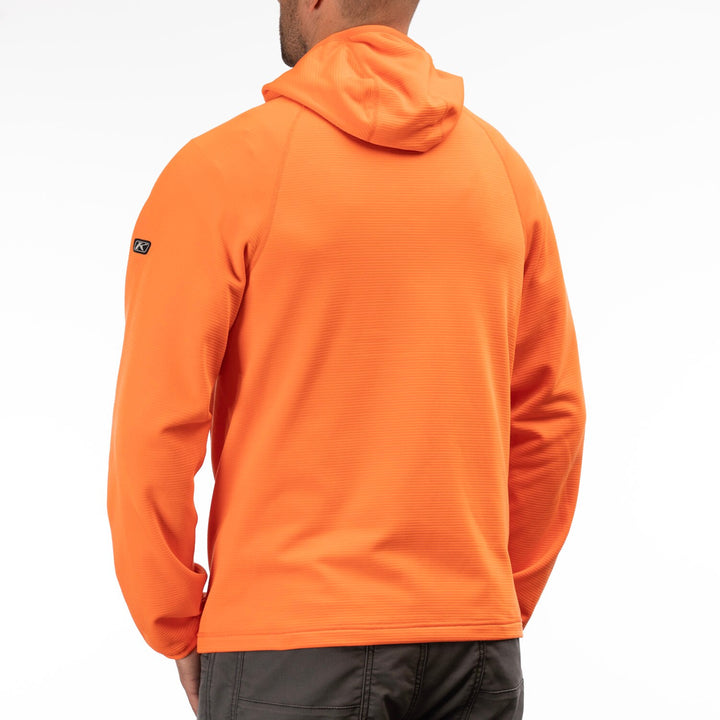 Klim Highline Hoodie - Red Orange - Cabernet
