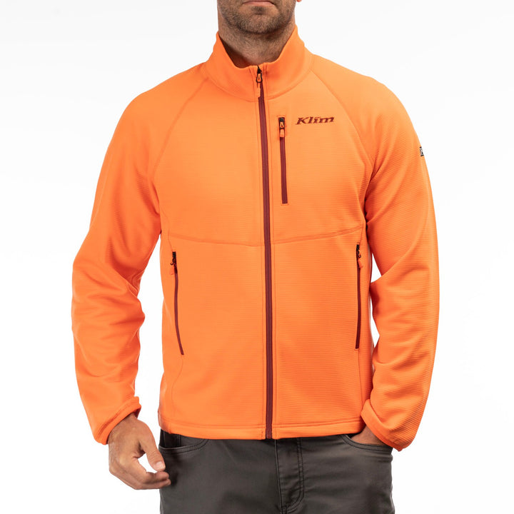 Klim Highline Jacket - Red Orange - Cabernet