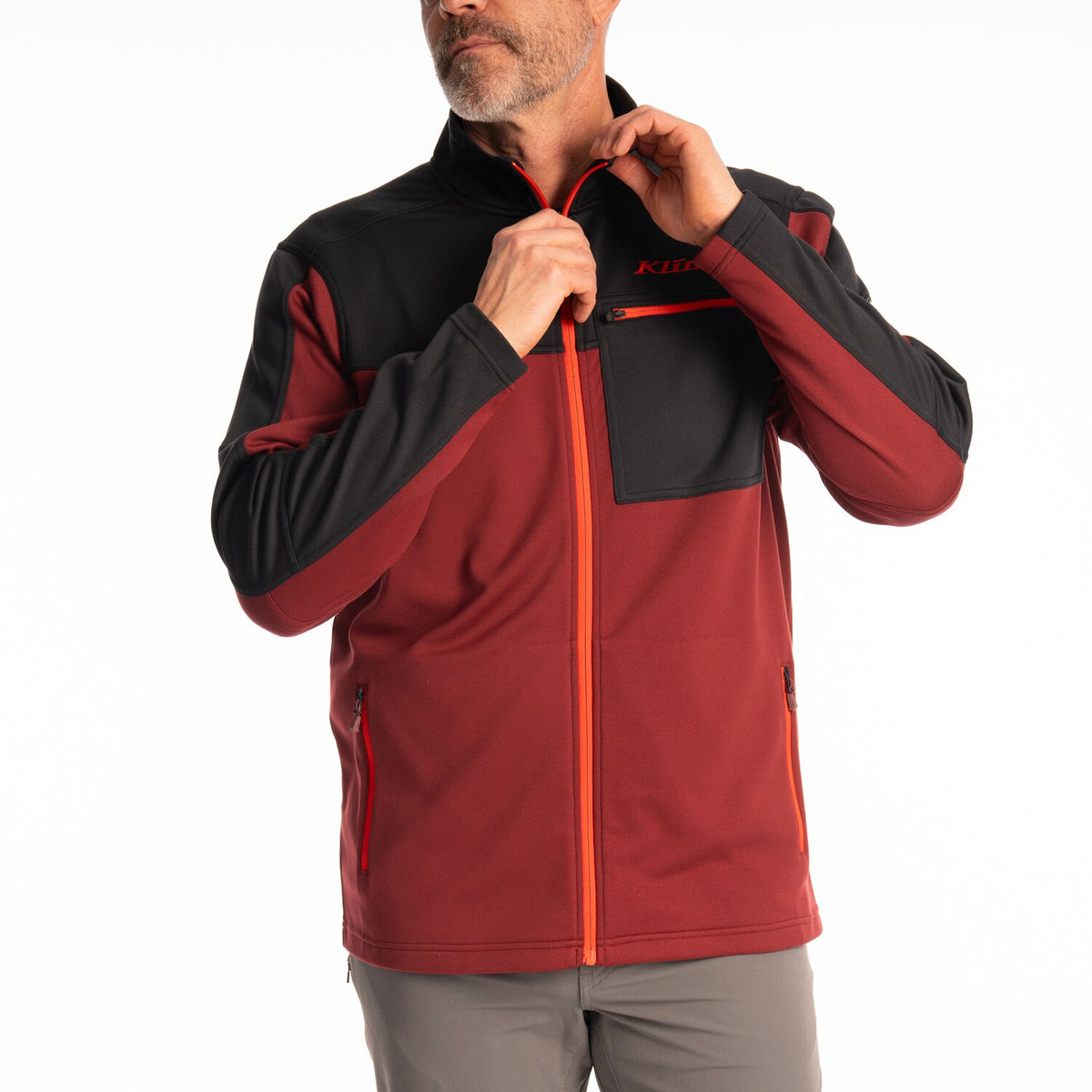 Glacier Jacket - Cabernet - Black