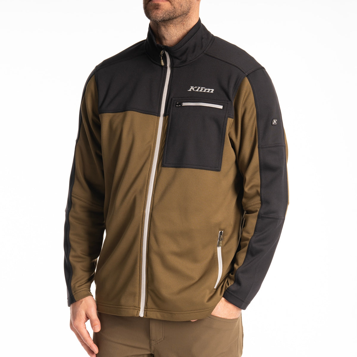 Glacier Jacket - Dark Olive - Black