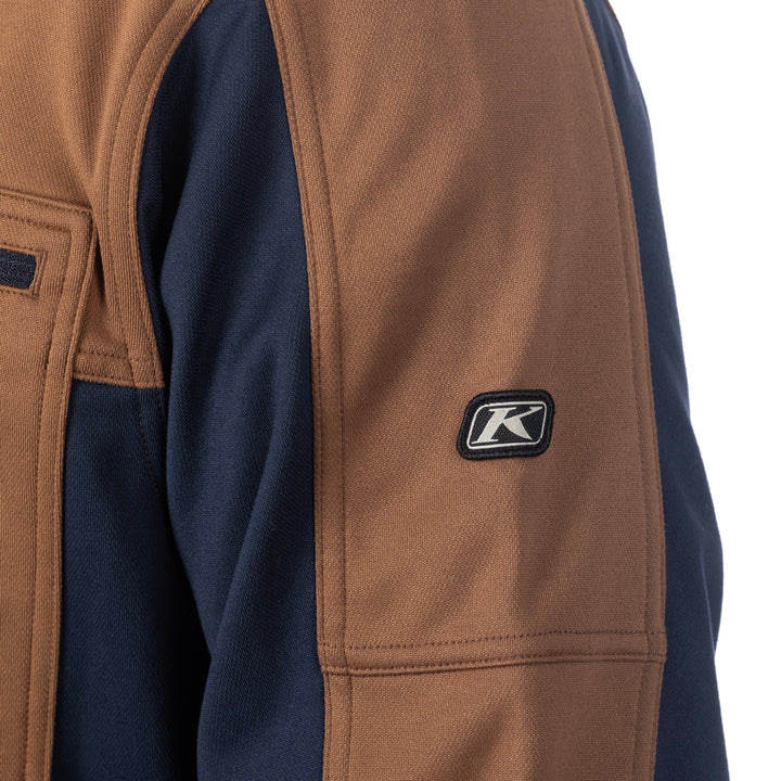 Glacier Jacket - Dress Blues - Cocoa Brown