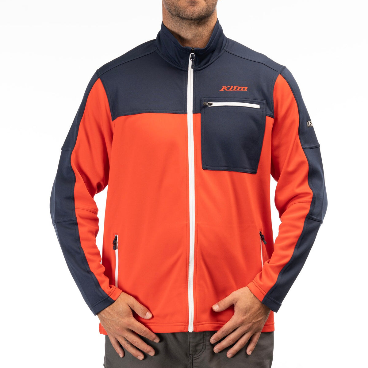 Glacier Jacket - Fiery Red - Dress Blues