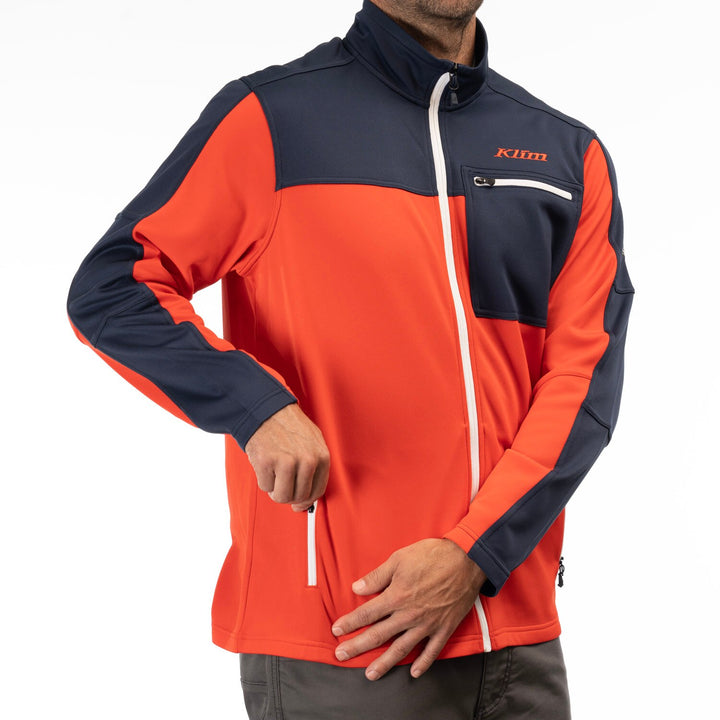 Glacier Jacket - Fiery Red - Dress Blues