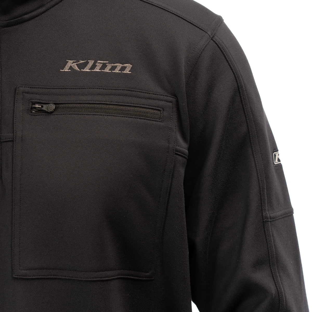 Glacier 1/4 Zip - Black
