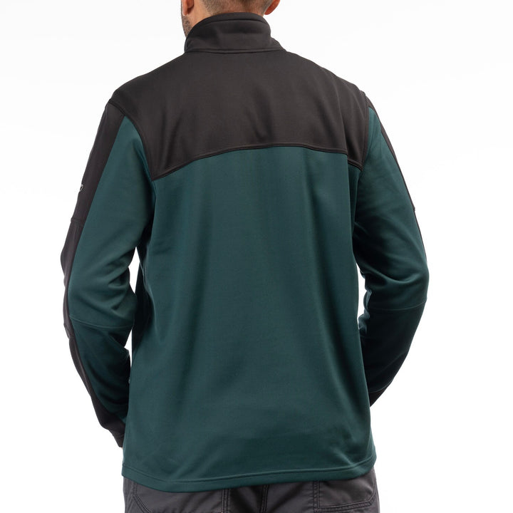 Glacier 1/4 Zip - Dark Sea - Black