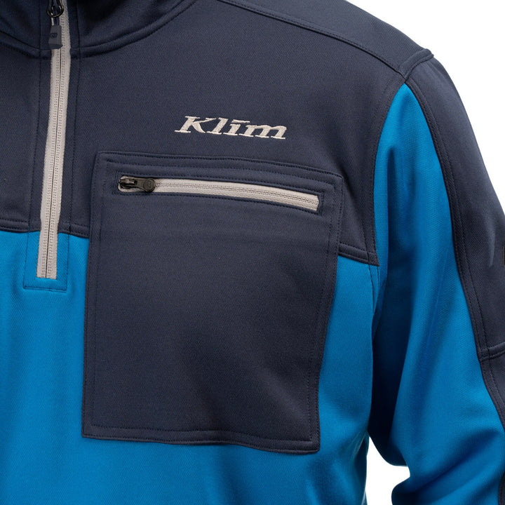 Glacier 1/4 Zip - Imperial Blue - Dress Blues