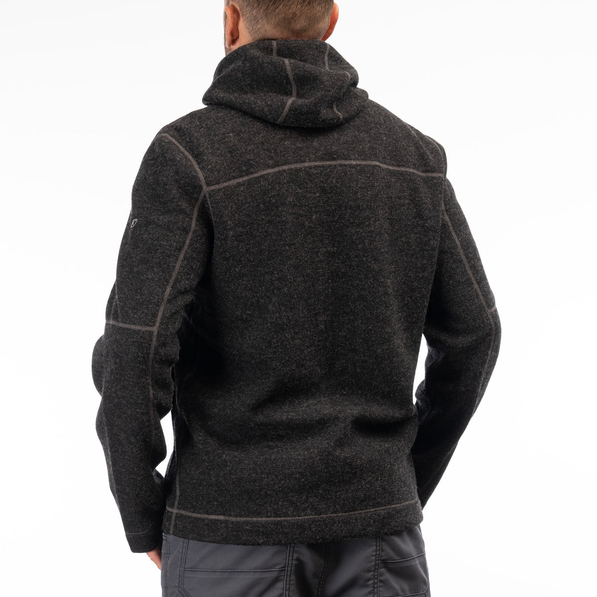 Klim Bighorn Canyon Wool Fleece Hoodie - Black Heather