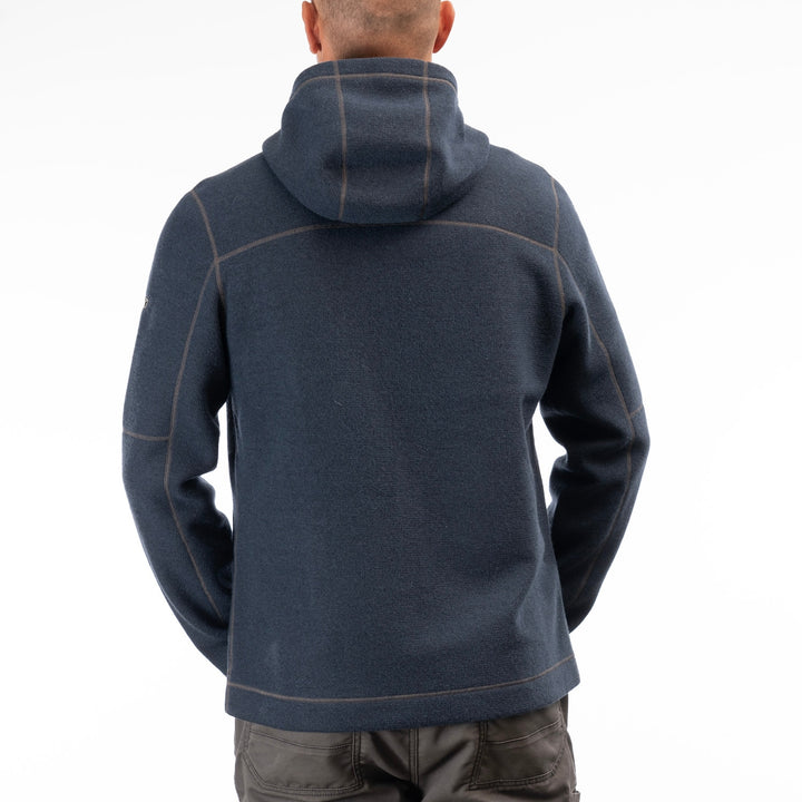 Klim Bighorn Canyon Wool Fleece Hoodie - Dress Blues Heather