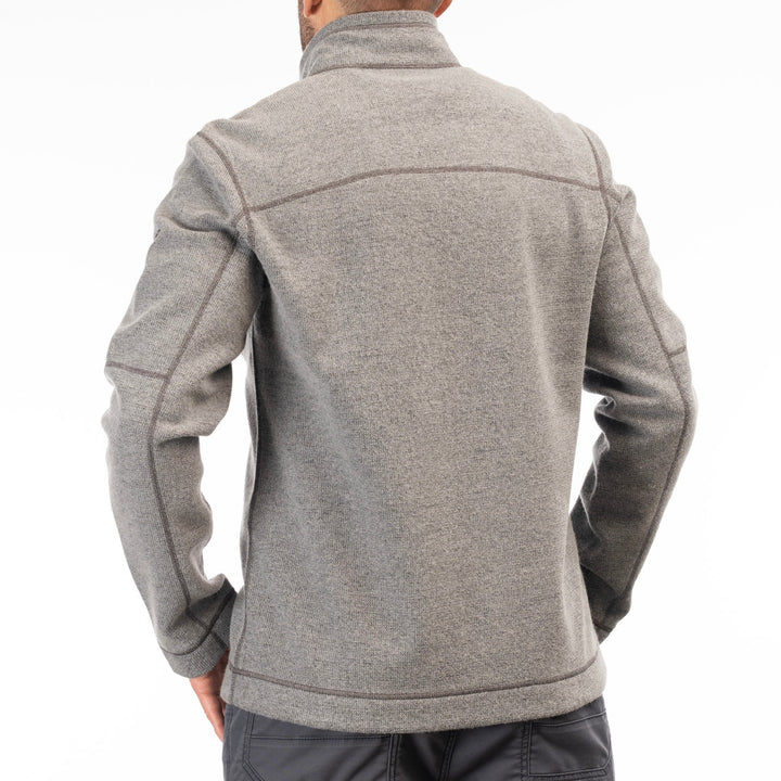 Bighorn Canyon Wool Fleece 1/4 Zip - Monument Heather