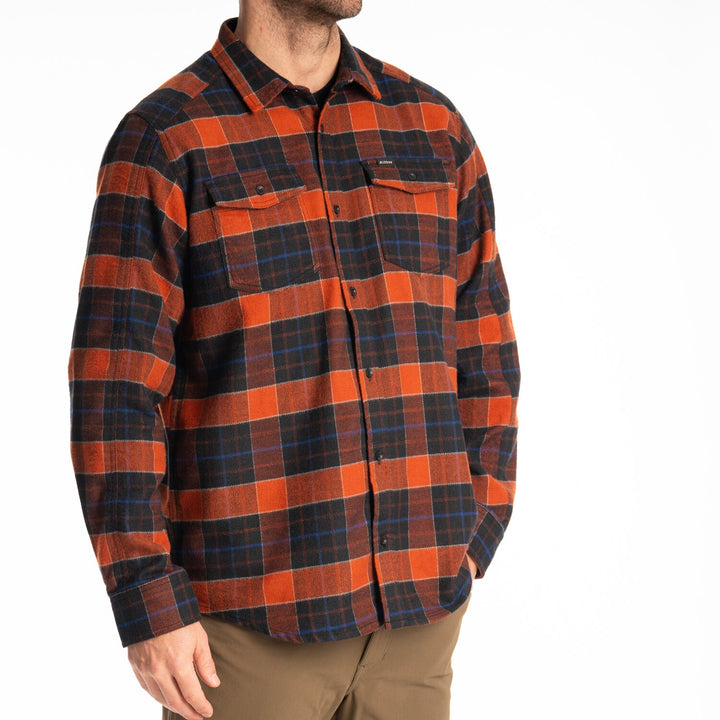 Klim Owen Heavyweight Flannel Shirt - Picante - Black