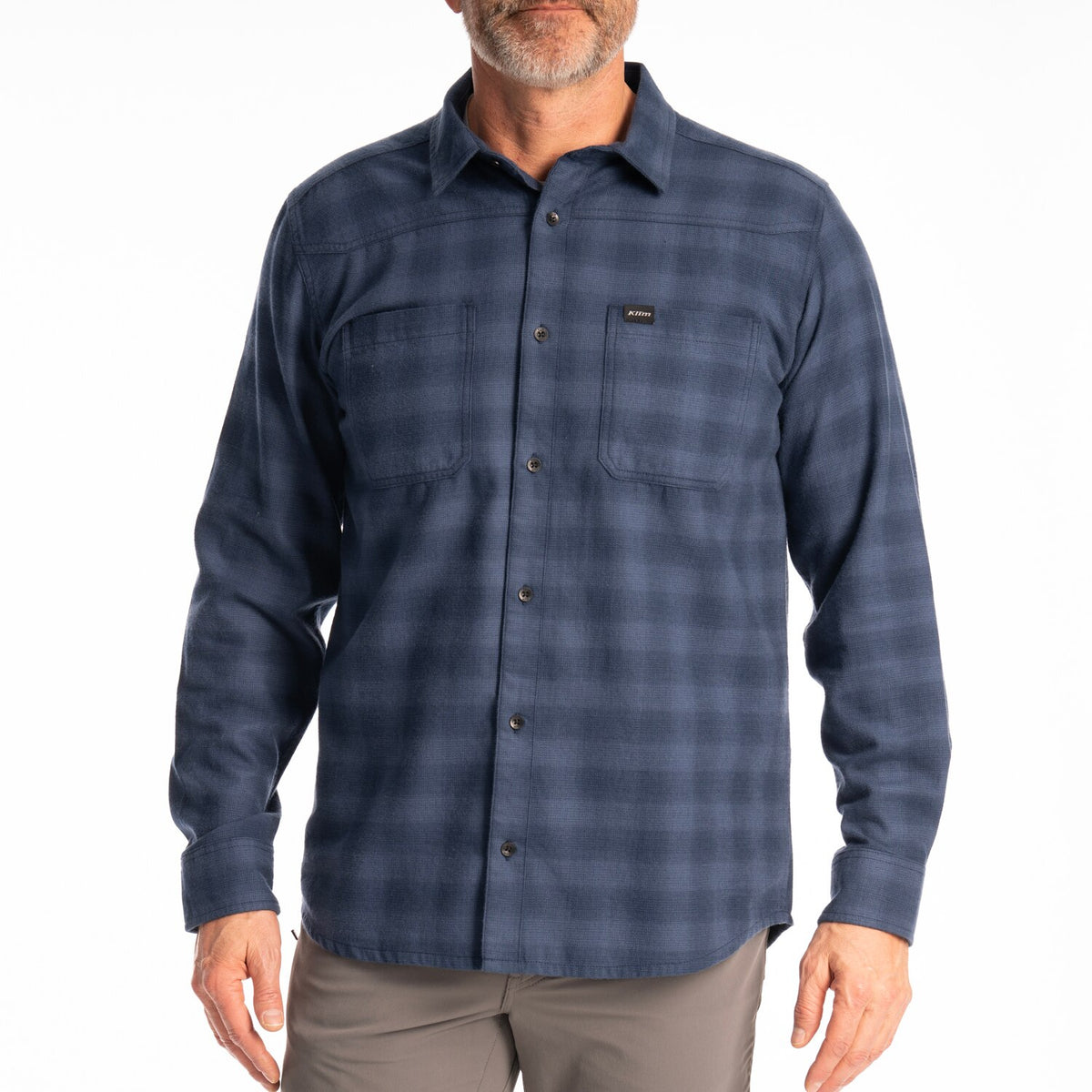 Klim Table Rock Midweight Flannel Shirt - Dress Blues