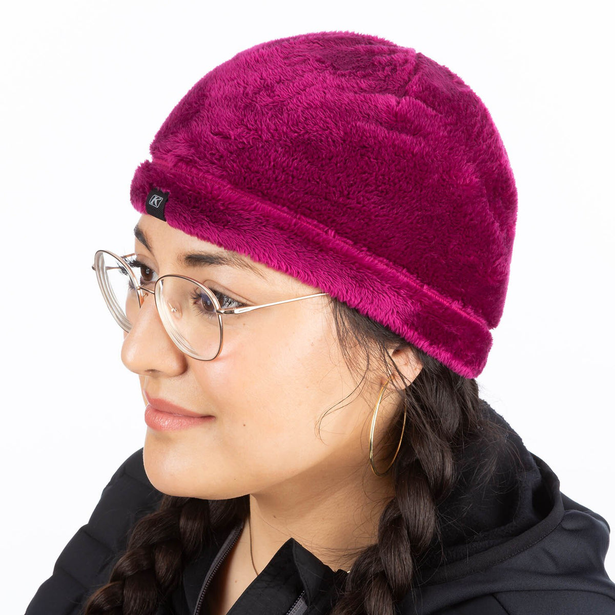 Cascade Beanie - Raspberry Radiance
