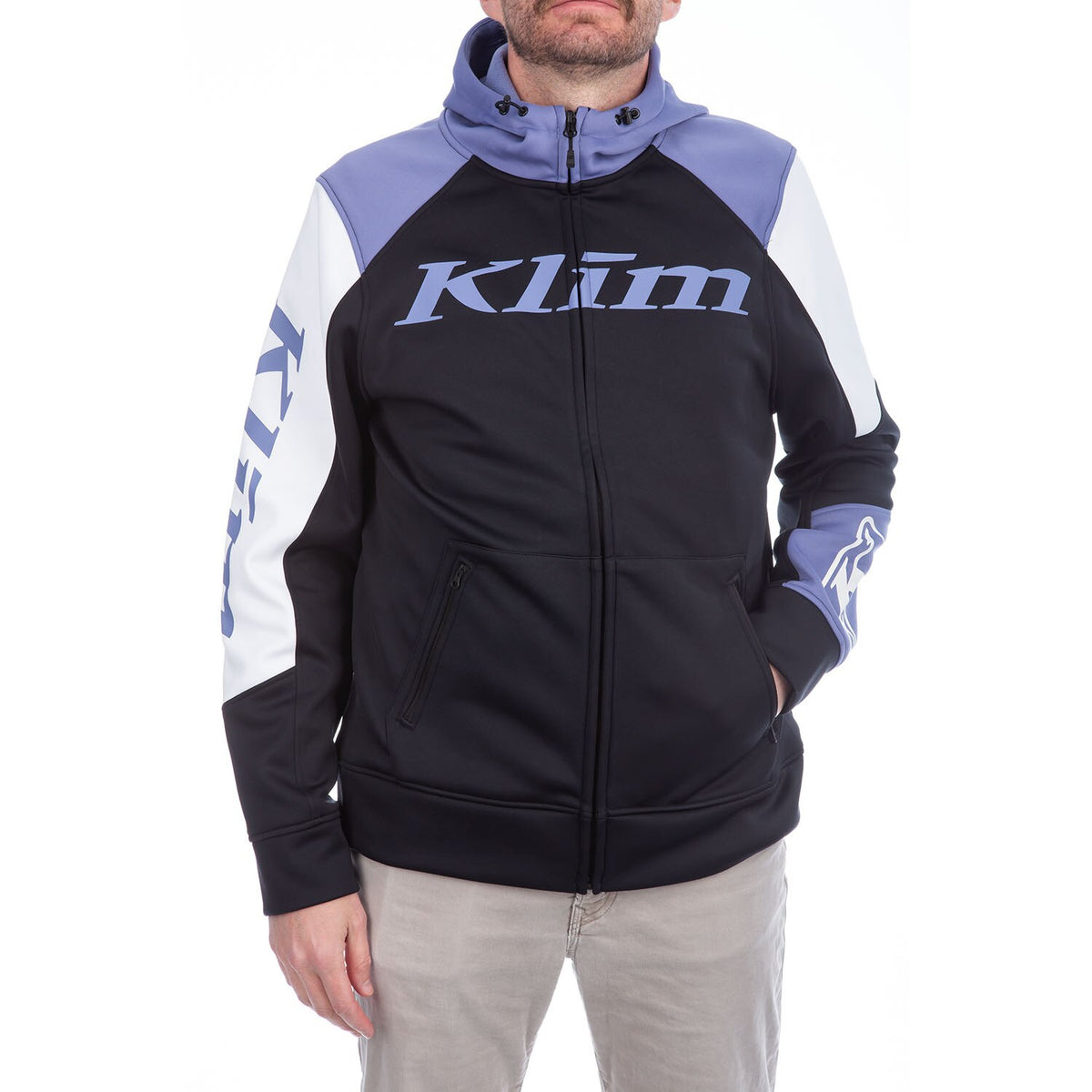 Klim Stealth Hoodie - Black - Purple Smoke