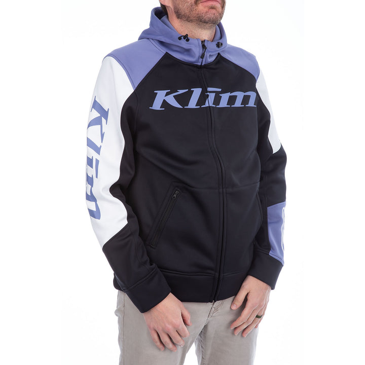 Klim Stealth Hoodie - Black - Purple Smoke