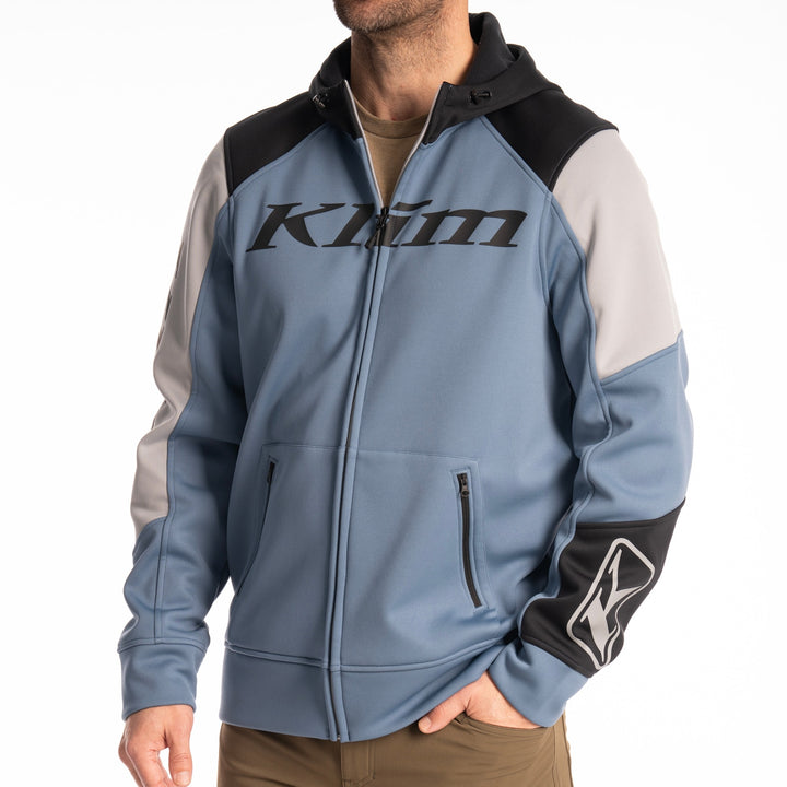 Klim Stealth Hoodie - Blue Fusion - Black