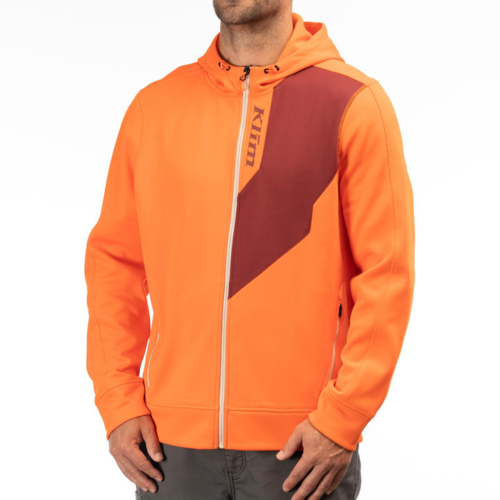 Klim The Hill Climber Hoodie - Red Orange - Cabernet