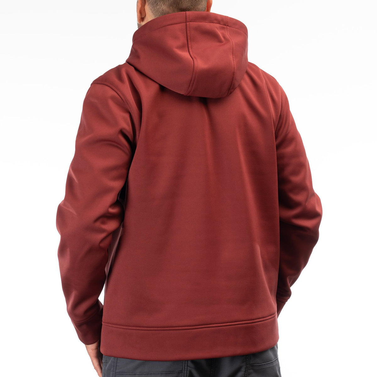 Klim Accelerator Pullover Hoodie - Cabernet - Red Orange