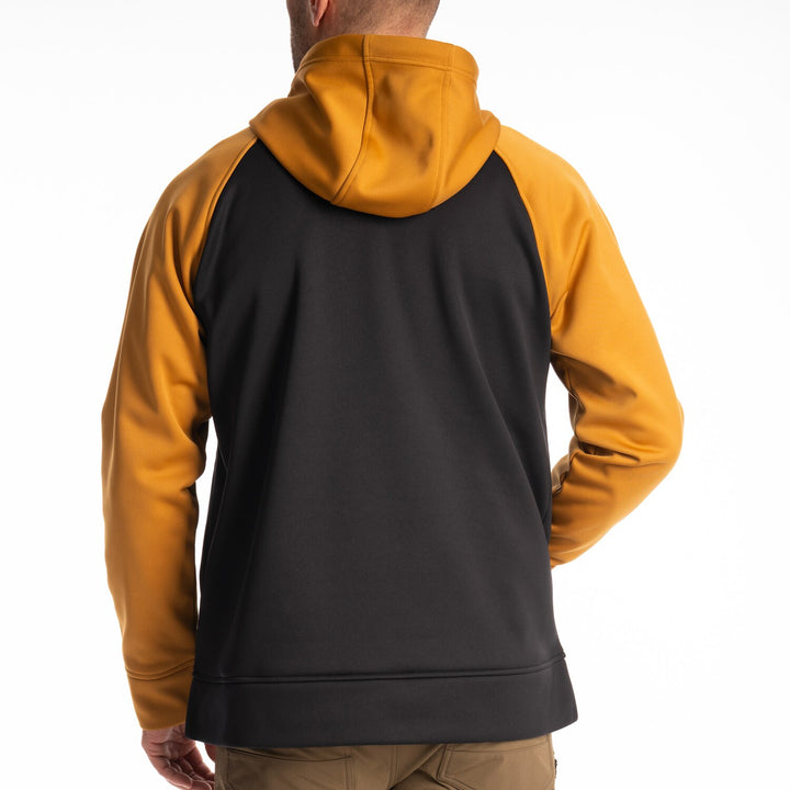Klim Foundation Pullover Hoodie - Black - Golden Brown