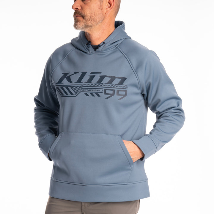 Klim Foundation Pullover Hoodie - Blue Fusion - Dress Blues