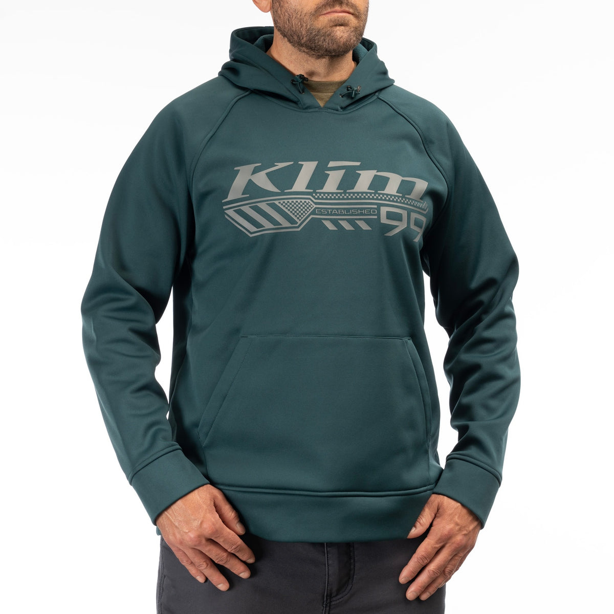 Klim Foundation Pullover Hoodie - Dark Sea - Monument