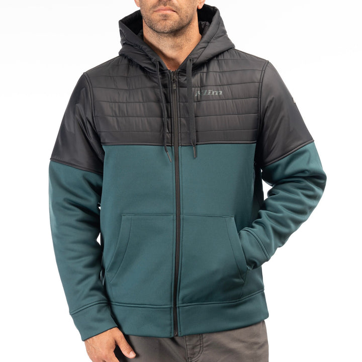Klim Tamarack Insulated Hoodie - Dark Sea - Black