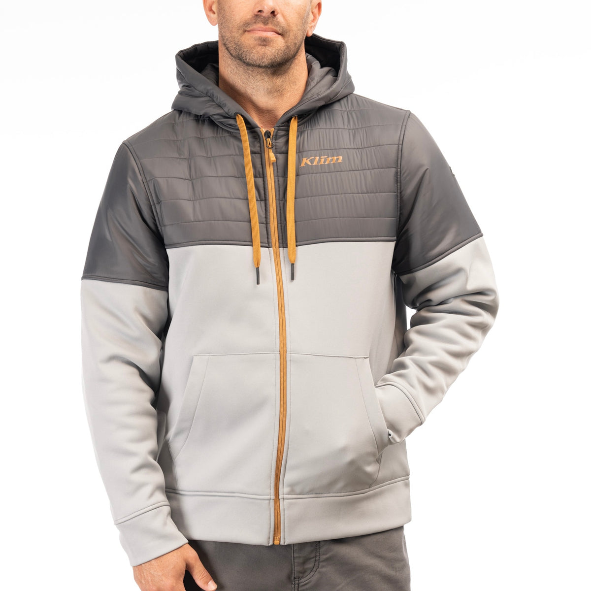 Klim Tamarack Insulated Hoodie - Monument - Asphalt