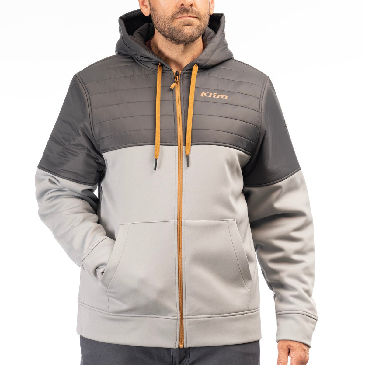 Klim Tamarack Insulated Hoodie - Monument - Asphalt