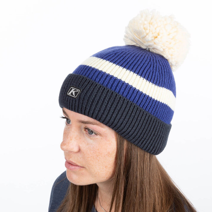Powder Pom Beanie - Dress Blues - Mazarine Blue
