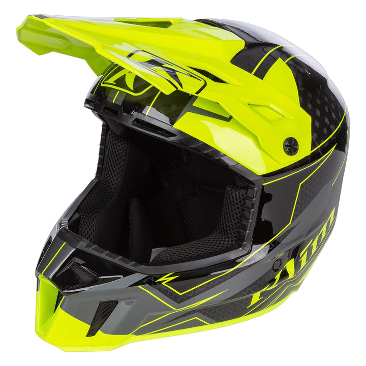 F3 Carbon Visor - Velocity Black - Hi-Vis