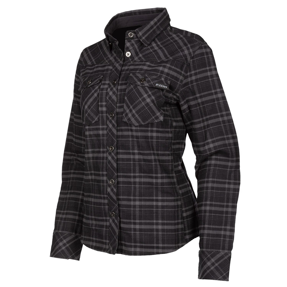 Klim Upland Flannel Shirt - Black - Asphalt